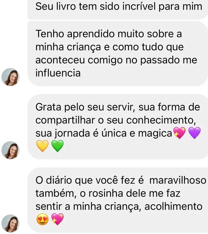 Captura original del testimonio, en portugués