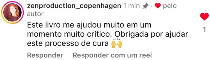 Captura original del testimonio, en portugués